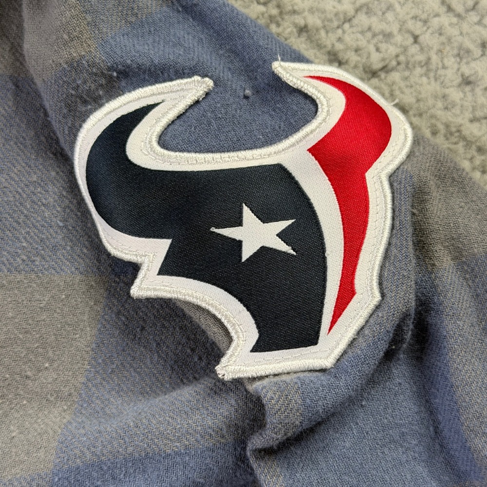 Houston Texans Darius Rucker x NFL Plaid Flannel Shirt Mens XXL Battle Red Logo - Picture 4 of 9